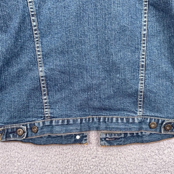 Y2K,Levi's Strauss, Trucker Denim Jean Jacket Small S/4,Medium Wash, Price Firm - Picture 9 of 11